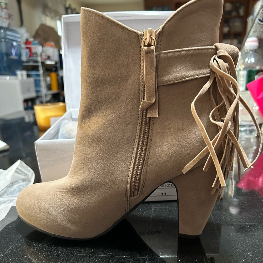 Beige Booties - Picture 2 of 5